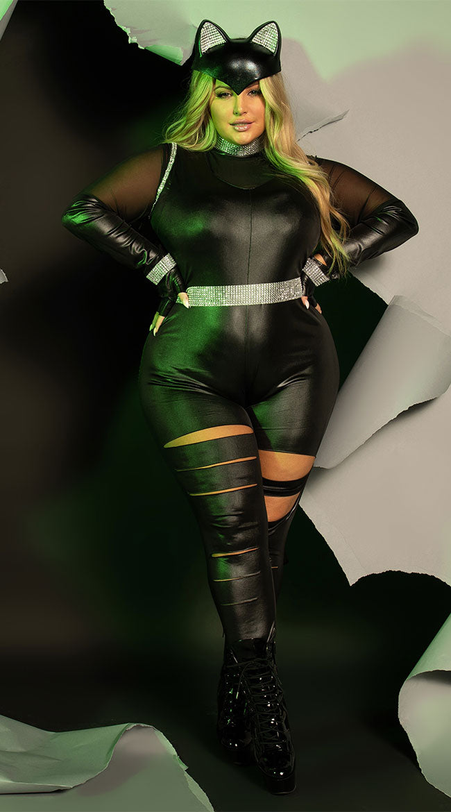 Plus Size Cat Burglar Costume - Image 2