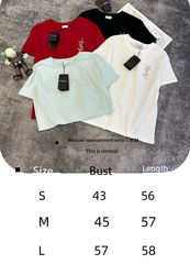 YSL SS26 Logo Monogram T-Shirt Cotton 350777