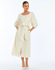 Suzanna Barong Midi Dress