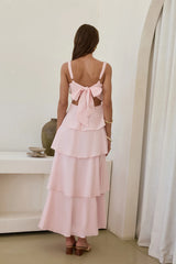 In Your Orbit Maxi Dress Pink