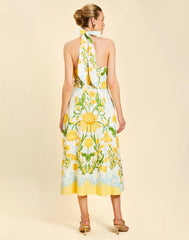 Copacabana Halter Midi Dress