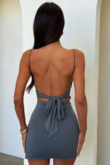 Lahni Dress - Charcoal