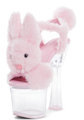 Plush Paws Platform Heels - Pink