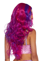 Ocean Enchantress Mermaid Wig - Pink