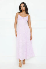 Pine Blossom Maxi Dress Lilac