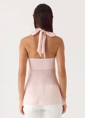 Flip It Embellished Top - Baby Pink