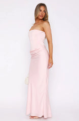 Love This Feeling Maxi Dress Baby Pink