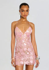 Kamala Sequin Lace Dress