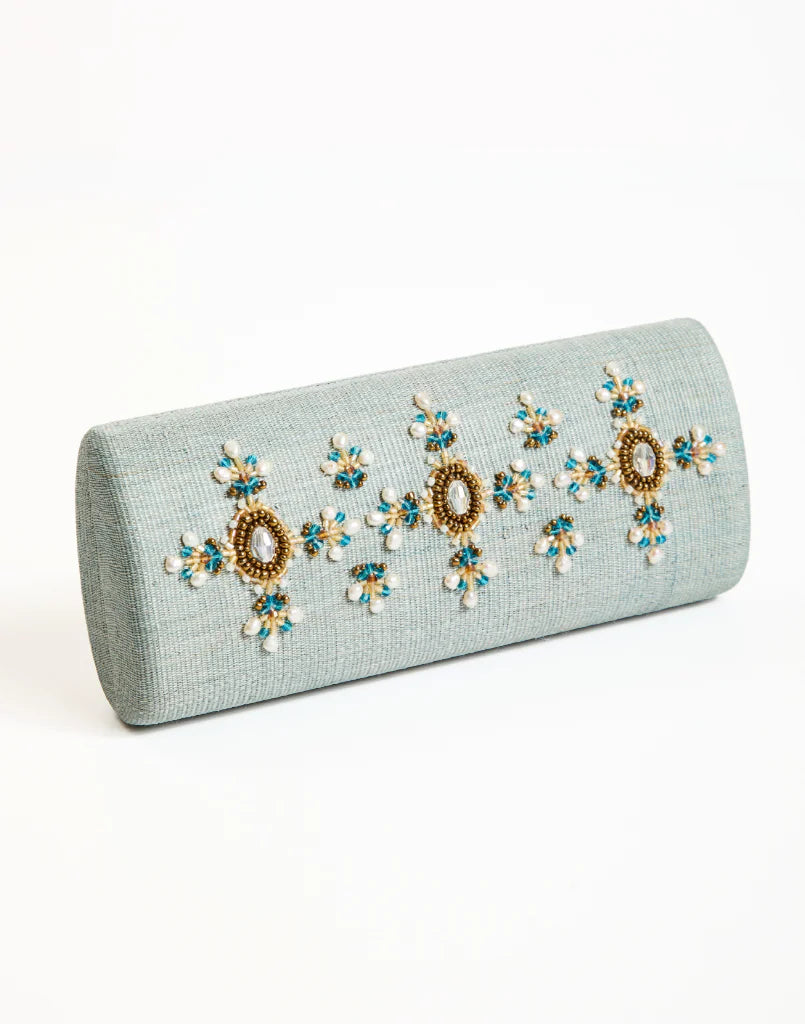 Pre-Order - Peridot Beaded Clutch