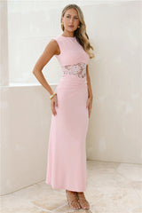 Spellbound By You Maxi Dress Pink