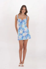 WATERCOLOR FLORAL DRESS