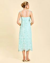 Salvador Tassel Midi Dress