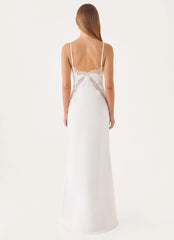 Winona Night Slip Dress - White