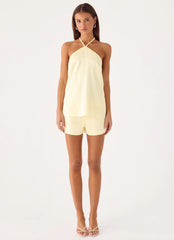 Constantine Mini Shorts - Yellow
