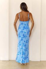 Pretty Vibes Only Maxi Dress Blue