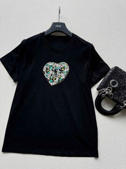 CD Heart t-shirt Cotton