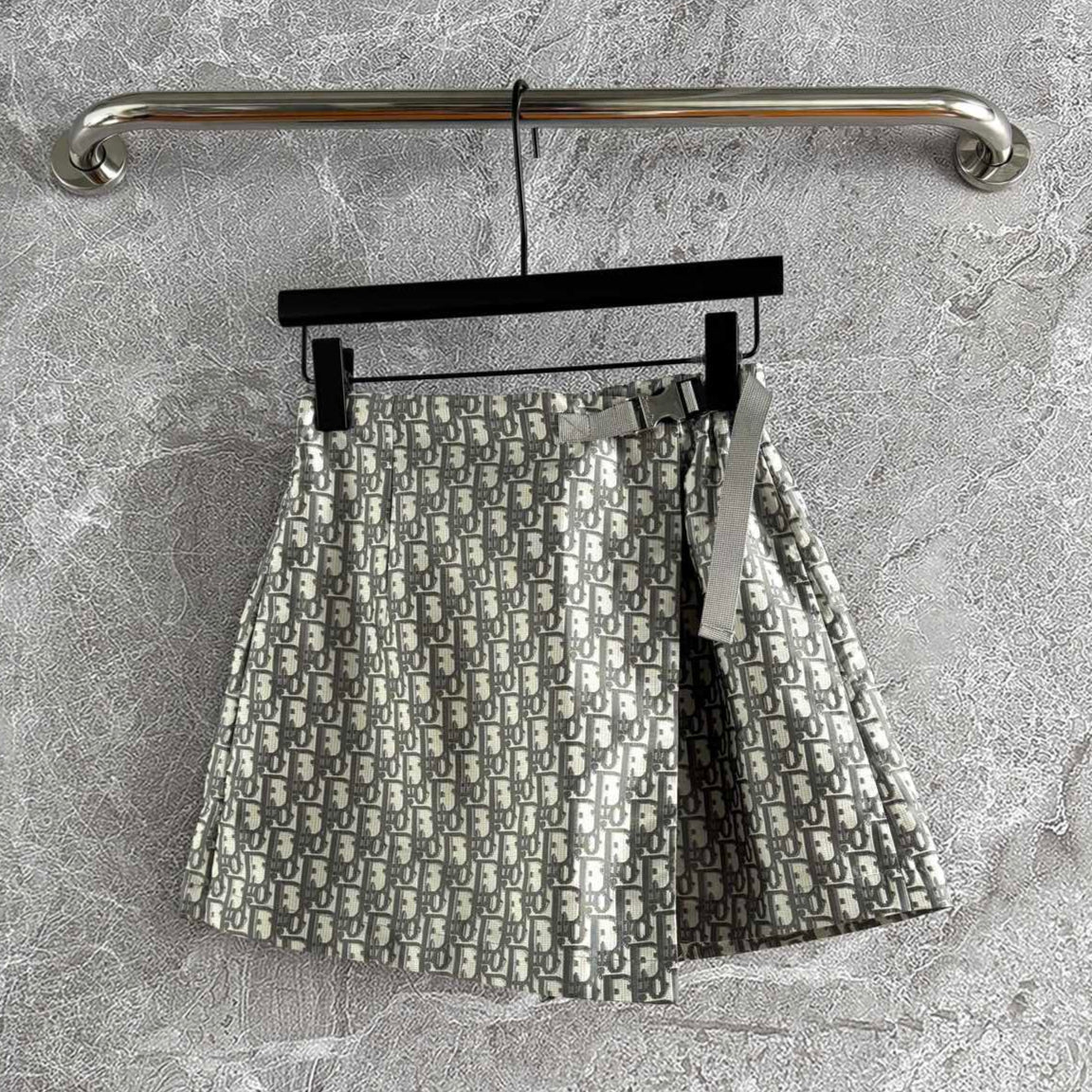 CD Monogram Culottes Gray mix Beige Polyester