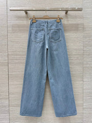 Fendi 25 Straight Jeans Haze Blue Cotton