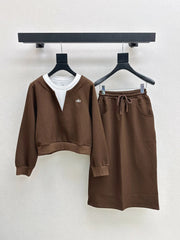 ALO SWEATSHIRT & SKIRT SET STYLE 92