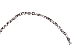 Paper chain 20 inch 925 Unisex necklace Silver CHRM0434