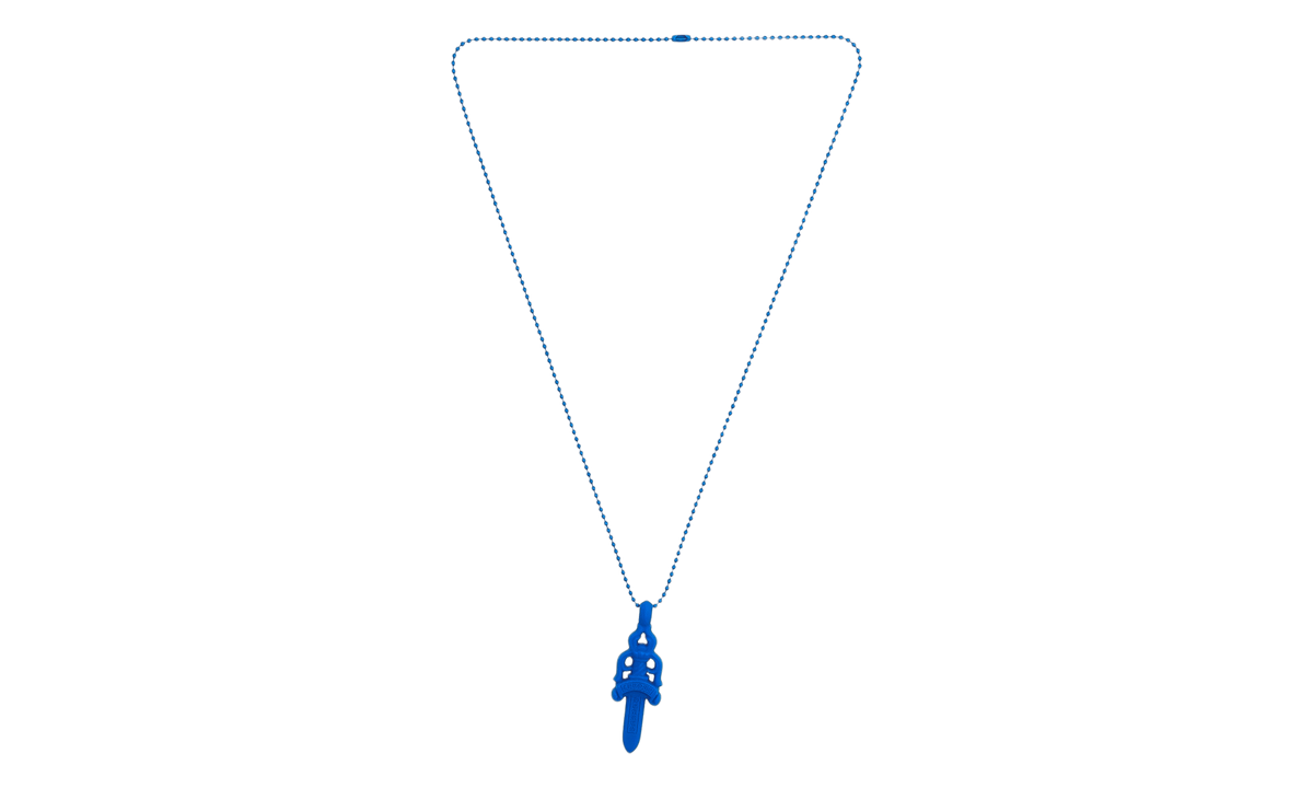 Silichrome Dagger Necklace Blue CHRM1757