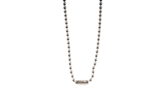 Ball Chain Necklace 18 inches - Silver CHRM1504