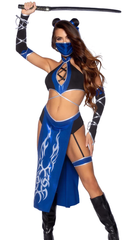 Blue Ninja Costume - Image 1