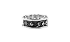 Fuck you spinner ring Silver CHRM1554