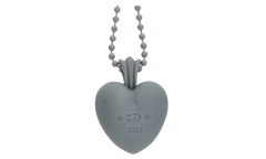 Rubber Silicone Necklace Grey CHRM1798