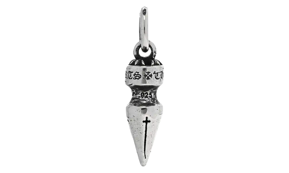 Spike Cross Pendant Silver CHRM1575